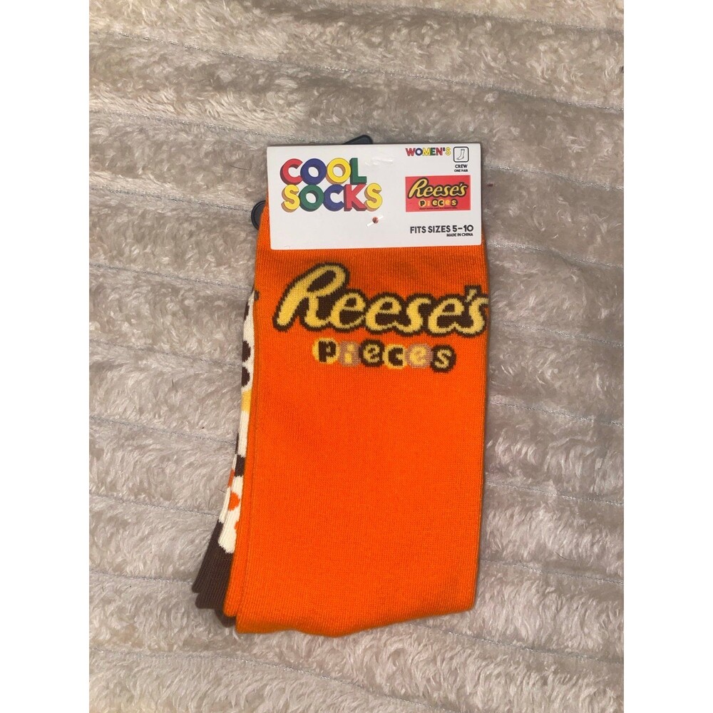 Cool Socks x Reese’s Pieces Women’s Socks 2‑Pair Set Size 5–10 NWT